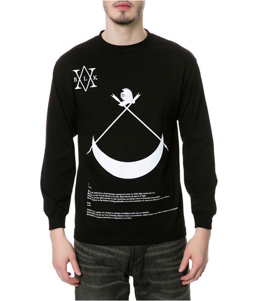 Black Scale Mens The Definition LS Graphic T-Shirt