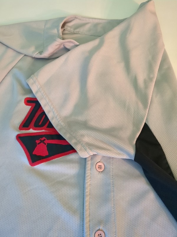 Tomahawks Adult Large Baseball Jersey Augusta Sportswear Black Red And Gray 34 gallery