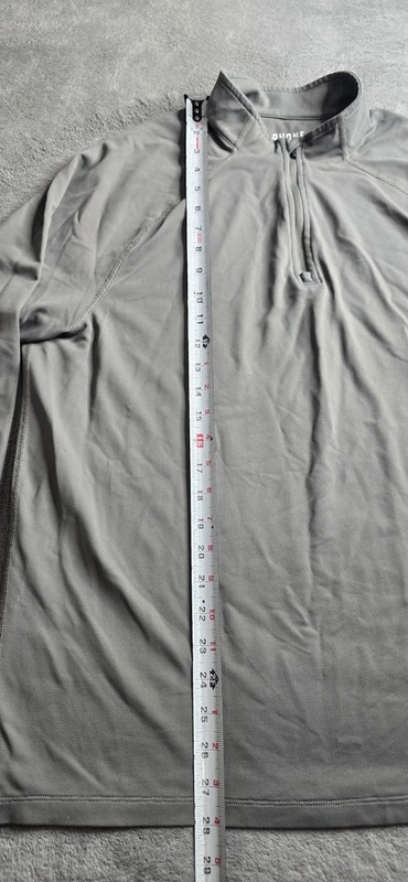 Rhone Session 1/4 Zip Pullover Mens Large Gray Retro Outdoor Performance Golf gallery