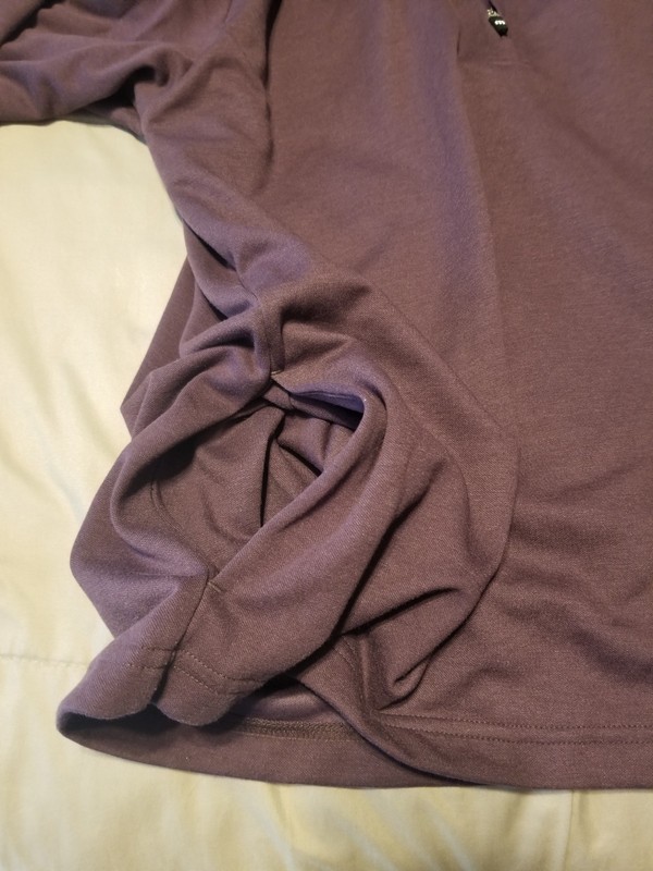 Travis Mathew 1/4 Zip Pullover Mens Purple Long Sleeve Pockets M gallery