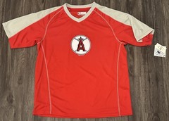 NWT Vintage Men’s True Fan Los Angeles Angels Red Jersey Performance Shirt – XL