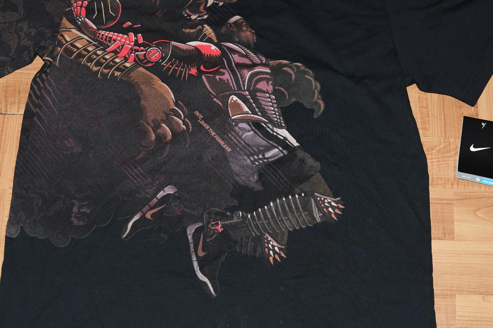 Nike LeBron Fate Loves the Fearless Lion Men's T-Shirt - Large Size gallery