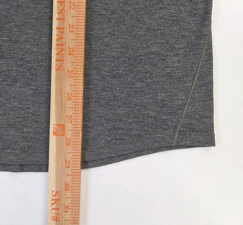 Lululemon Shirt Men’s Size XL Gray Reflective Stretch Active Comfort Performance gallery