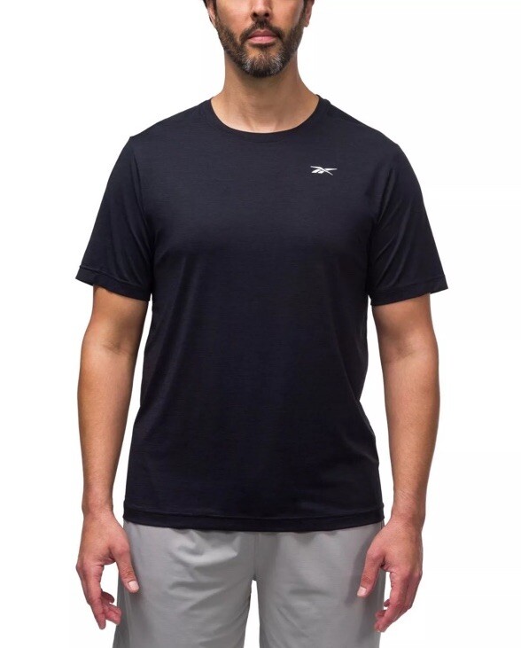 Reebok Men's Short Sleeve Speedwick Tech Style Active Tee Size S Black gallery