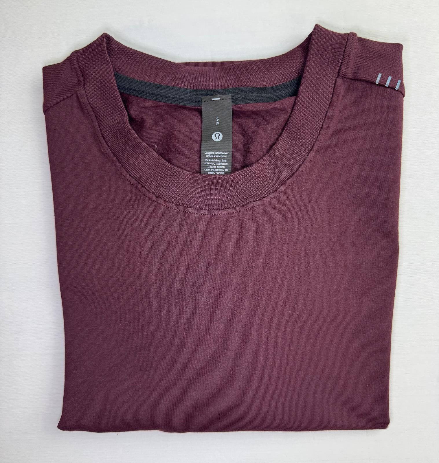 lululemon Zeroed In Short-Sleeve Shirt, Goodnight Plum. Choose Your Size. NWT gallery