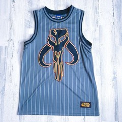 Star Wars Boba Fett Basketball Jersey Men’s Small Mandalorian Embroidered 80