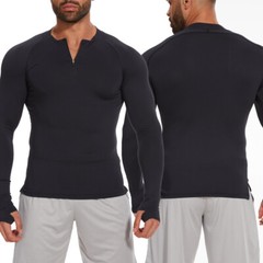 Sports Men Quick Drying Compression T-Shirt Short Sleeve Athletic Tops Shirts JK