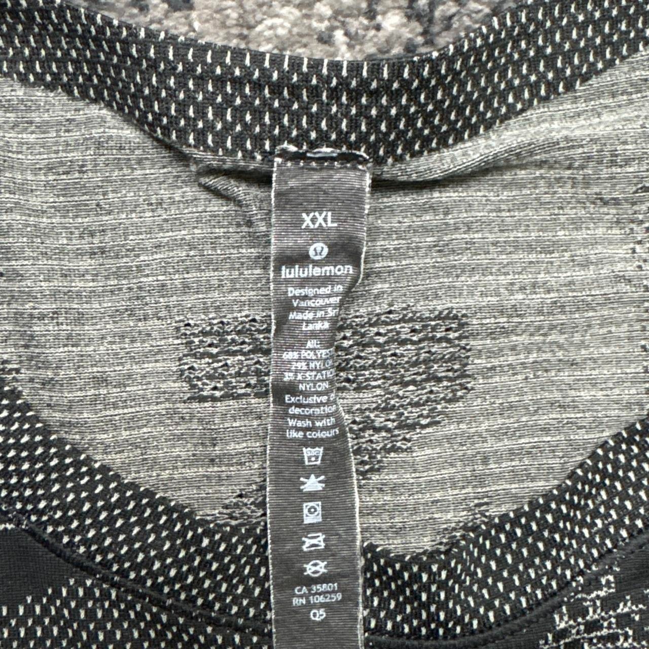 Lululemon Metal Vent Tech Breathe Shirt Mens XXL Black Camo Camouflage Vancouver gallery