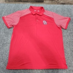 Saint Louis Cardinals Golf Polo Shirt Antigua Shirt Men XL Short Sleeve