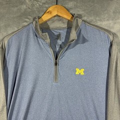Johnnie-O University Michigan Wolverines 1/4 Zip Pullover Men 2XL Performance