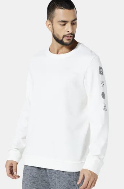 Nike Yoga Men's Therma-FIT Graphic Long Sleeve XXL Crewneck DM6556-133 White gallery