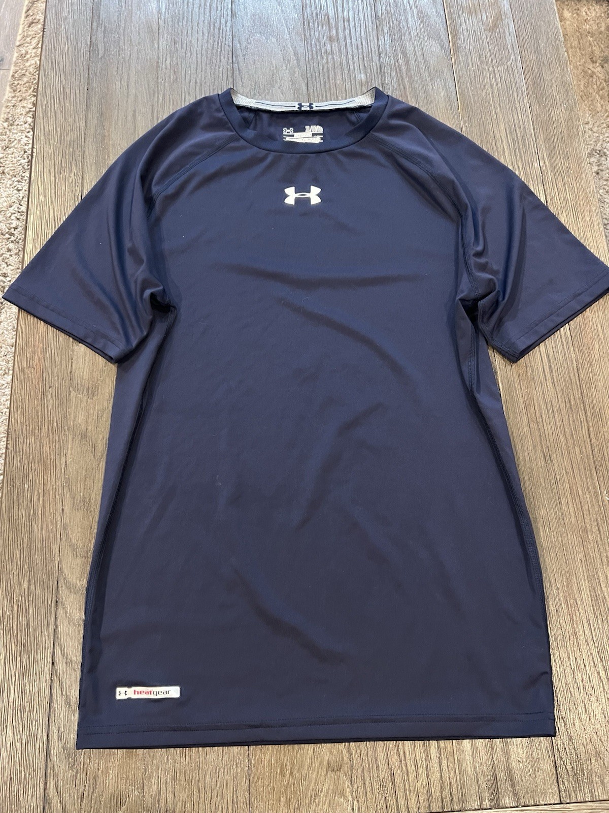 Mens Under Armour Compression Shirt Spandex Tights XL Blue gallery