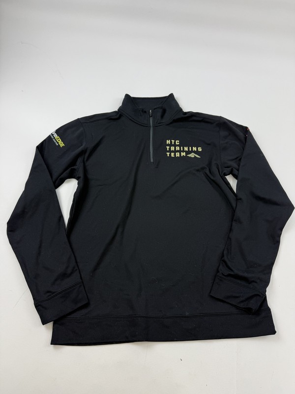 Nike Pullover Mens Medium Black Dri-Fir 1/4 Zip HTC Training Team Running Top gallery
