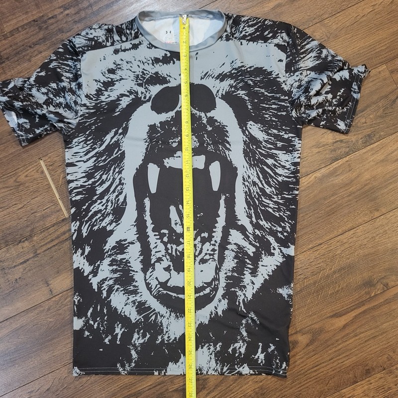 Under Armour Alter Ego Compression T Shirt Mens L Bear All Over Print HeatGear gallery