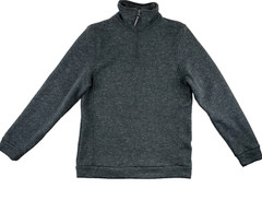 Mountain Warehouse Pullover Mens M Gray Fleece Lined Long Sleeve Quarter Zip