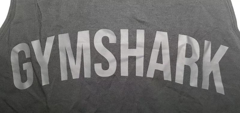 GYMSHARK Fitness 'Apollo Logo Stringer' Stretch Workout / Train Tank Blk S *NWT* gallery