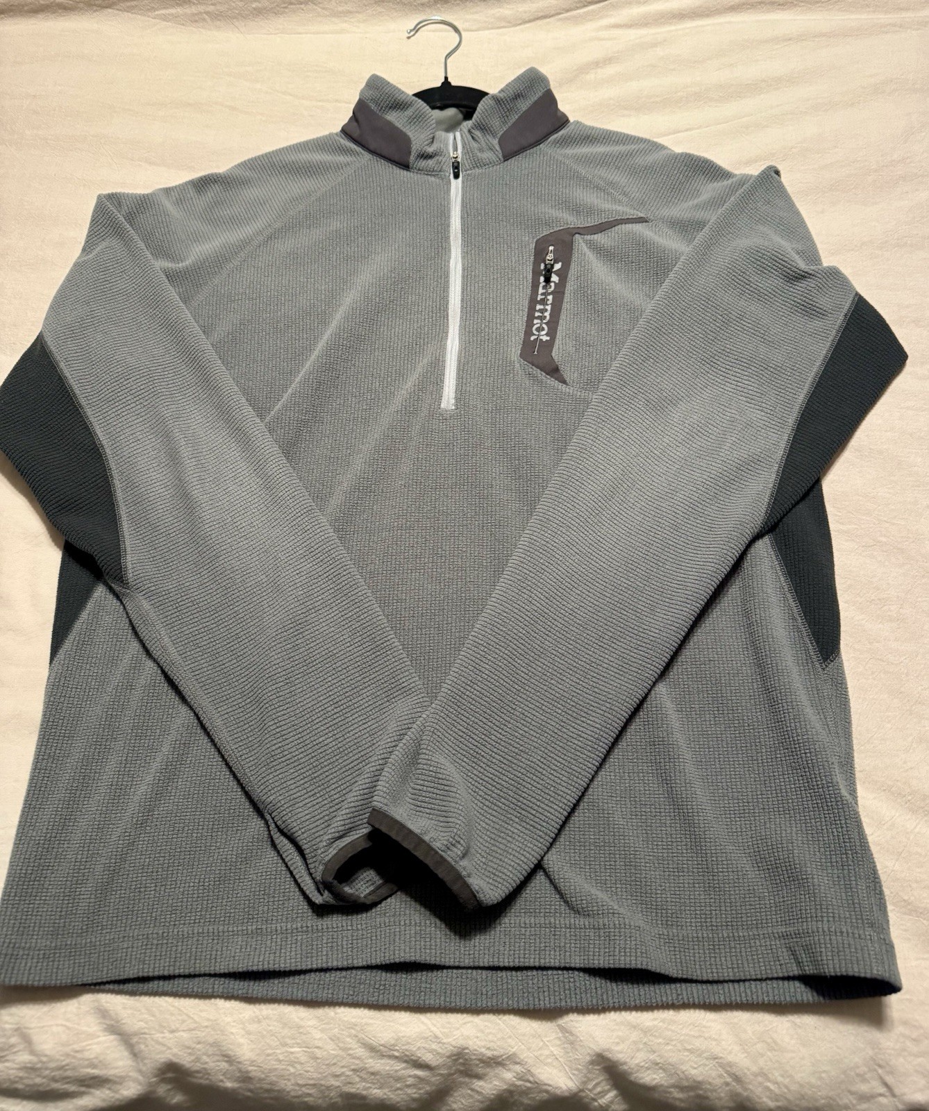 Marmot Performance Fleece 3/4 Zip Pullover Mens Large Excellent No Rips/Stains gallery