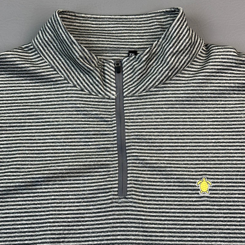 Simply Southern Collection Pullover Mens 2XL Stripe Performance 1/4 Zip Golf gallery