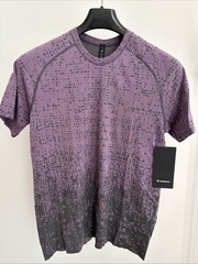 Lululemon Metal Vent Tech Short Sleeve 2.0 NET Size Medium CBTM/SKSR Purple