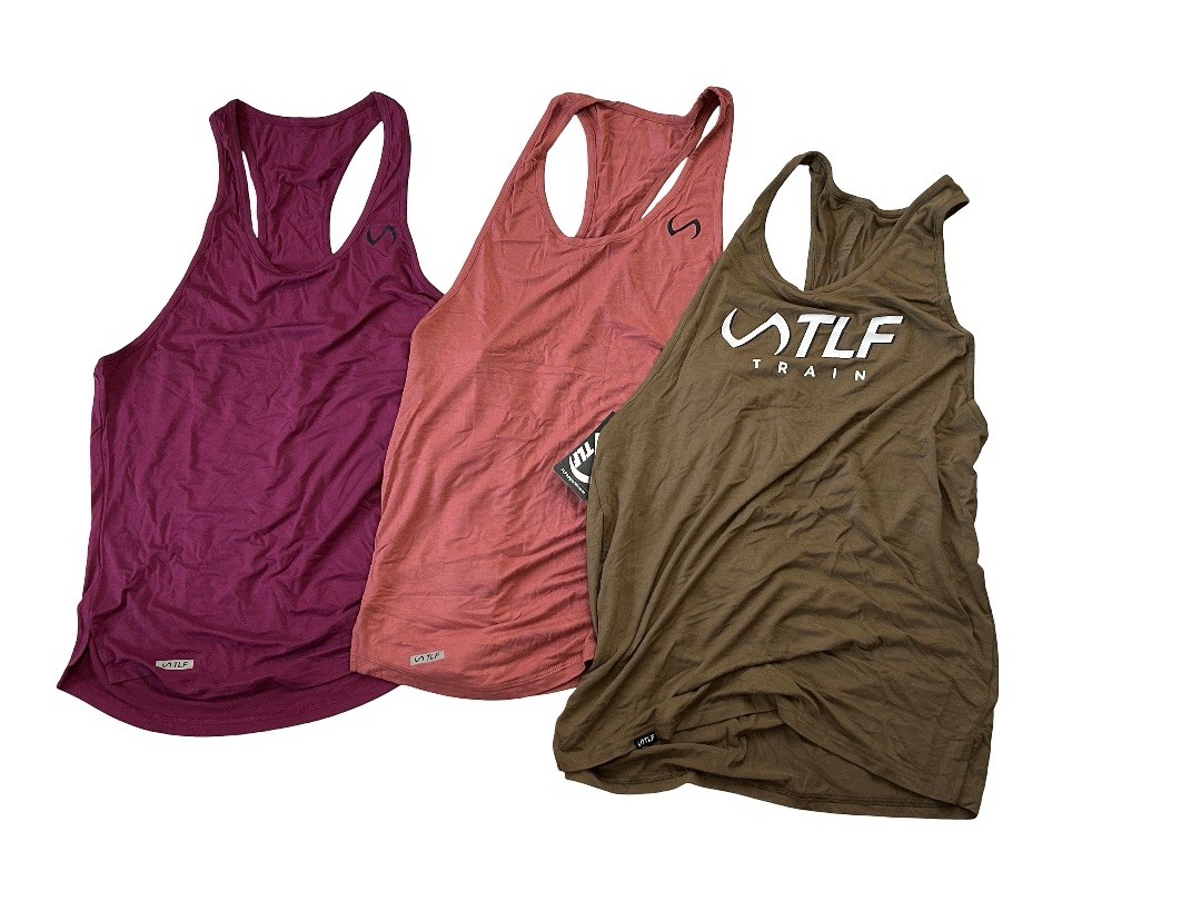TLF Take Life Further Men’s Drop Tank Tops Stringers Gym Tee Lot Of 3 M L gallery
