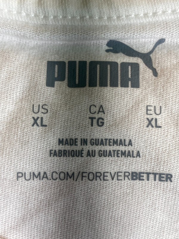 NEVER WORN! PUMA CAT OVERLAP XL Men's Graphic Print T-Shirt Tee Shirt White gallery