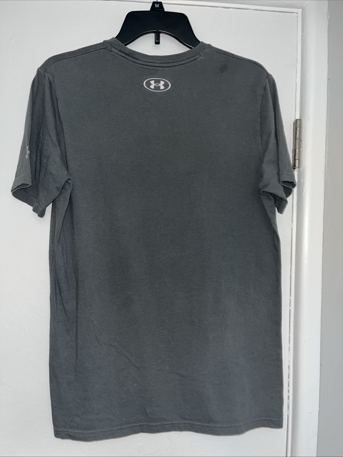 Under Armor Men’s Hardest Worker In The Room Tee Gray Medium Blood Sweat Respect gallery