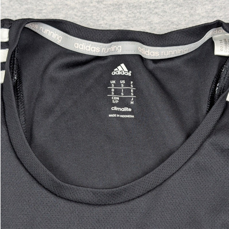 Lot of 3 Adidas and Asics Mens Running Tank Tops Size Small Black Gray Workout gallery