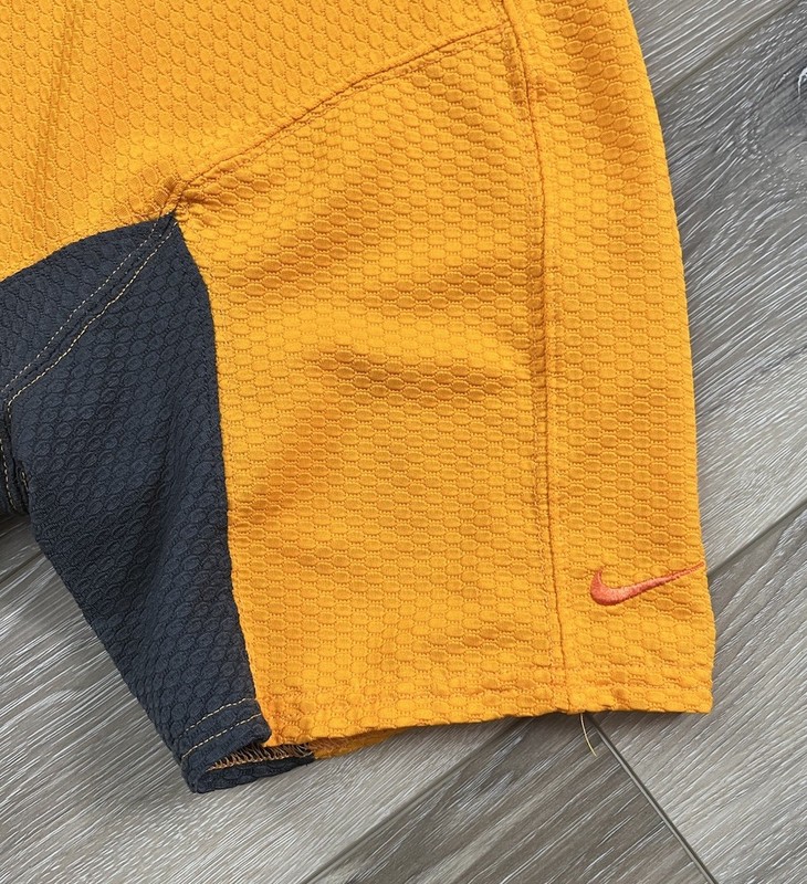 Nike Sphere Activewear Pullover Short Sleeve Thermal Knit Shirt Mens XL Orange gallery