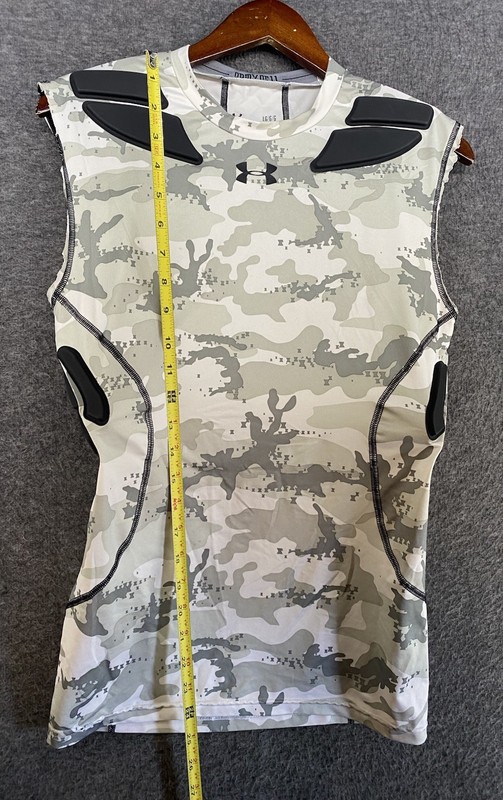 SEE PICS Under Armour Compression Army Of 11 HeatGear Men’s Sz Large Camo Shirt gallery