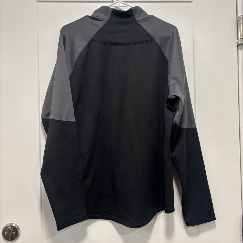 Ski-Doo BRP Mens Quarter Zip Performance Pullover Black Gray Snowmobile Top L gallery