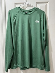 The North Face Water Shirt Mens M Green Class V Long Sleeve Active Top