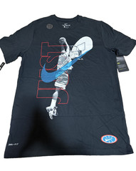 BRAND NEW Nike Men’s Large Just Do It Mens T-ee Sports Training Dri-fit Black