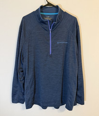 Vineyard Vines Performance Men’s Blue 1/4 Zip Mock Neck Pullover XXL