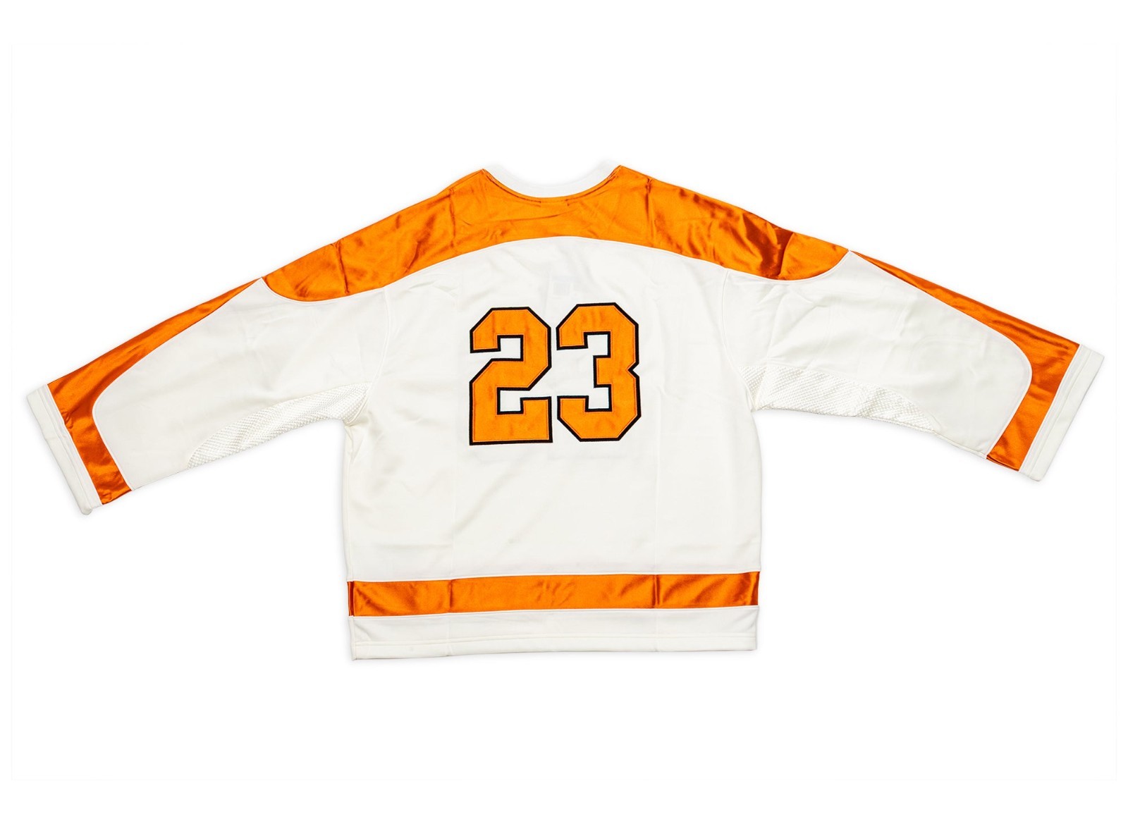 Jordan Mens Brooklyn Collegiate Hockey Jersey White Orange HV0109 133 Men XXL gallery