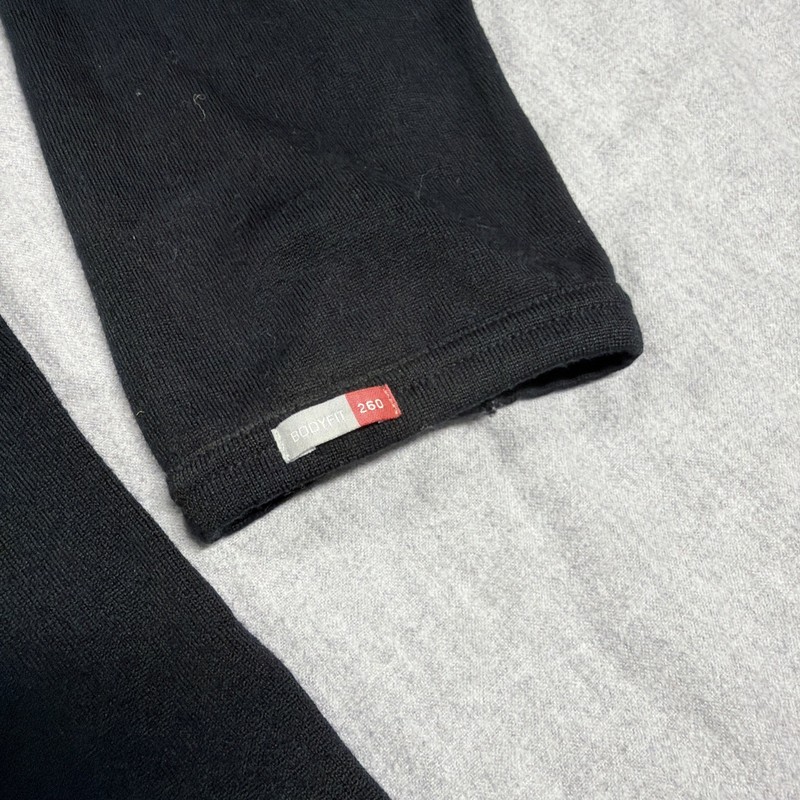 Icebreaker Body Fit 260 Merino Wool 1/4 Zip Pullover Mens Sz XL Slim Fit Black gallery