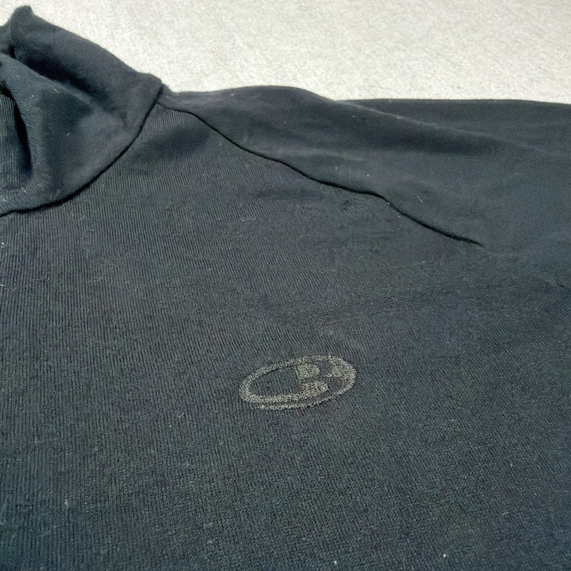 Icebreaker Body Fit 260 Merino Wool 1/4 Zip Pullover Mens Sz XL Slim Fit Black gallery