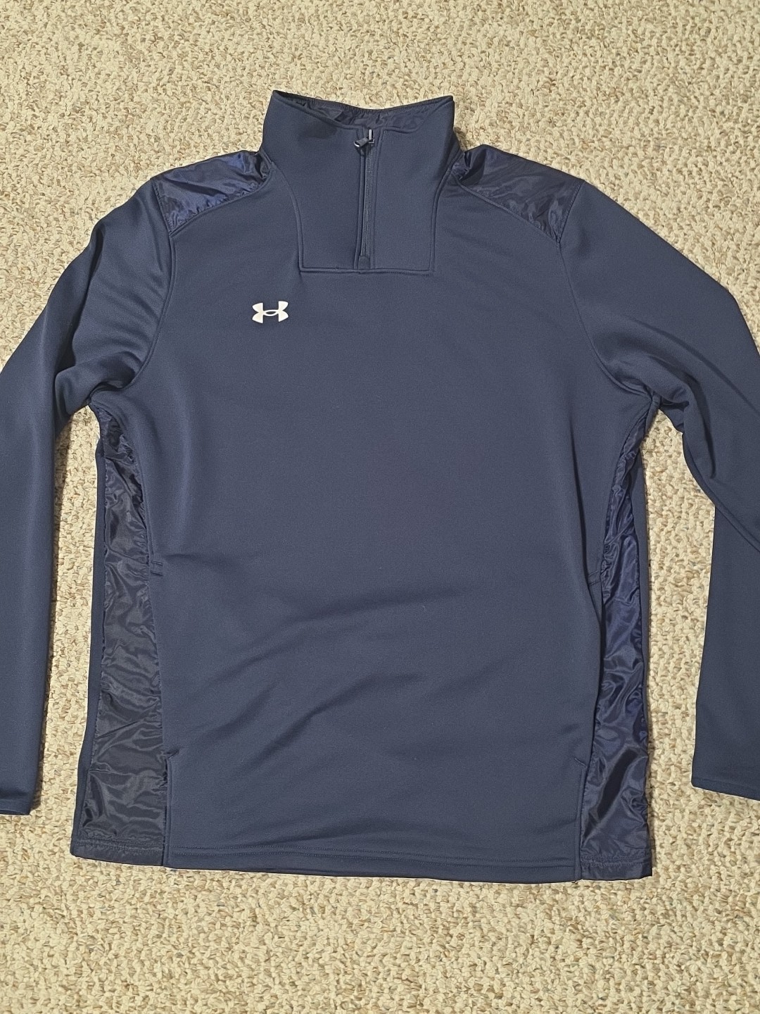 Under Armour Mens Blue Quarter Zip Large/Medium READ gallery