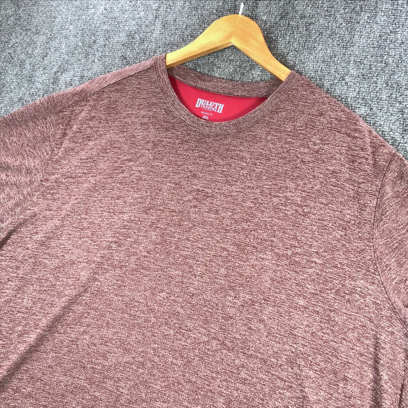 Duluth Trading Co Active Shirt Mens 2XL Red Short Sleeve Relaxed Fit gallery