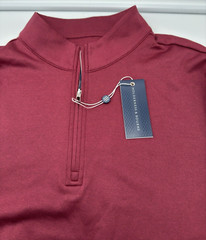 Holderness & Bourne NWT Men’s M Medium Quarter Zip Brady Port & Navy Pullover