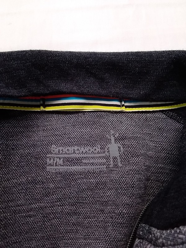 SmartWool Men Classic Thermal Merino Baselayer Zip Top Charcoal Medium 16355-P20 gallery