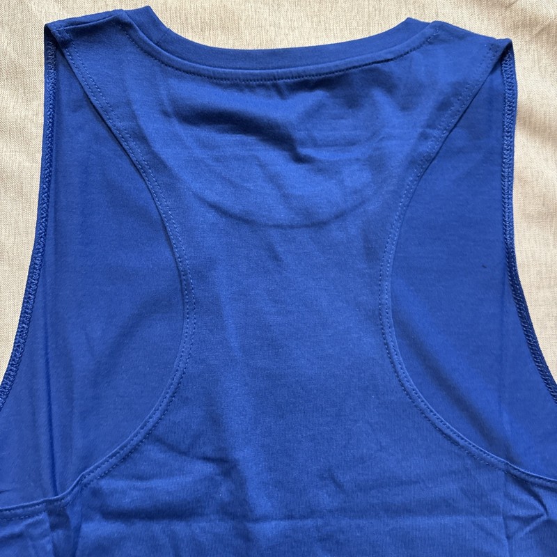 Tailored Athlete Basic Training Vest In Cobalt Blue Large gallery