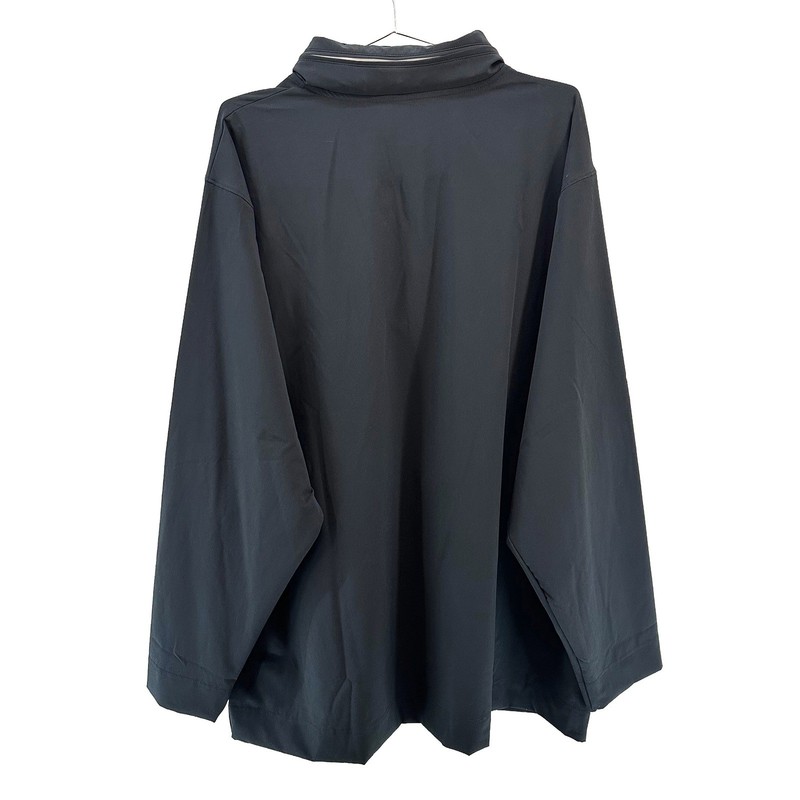 NIKE Zip Away Hood 1/4 Zip Performance Long Sleeve Pullover • XXL • black gallery