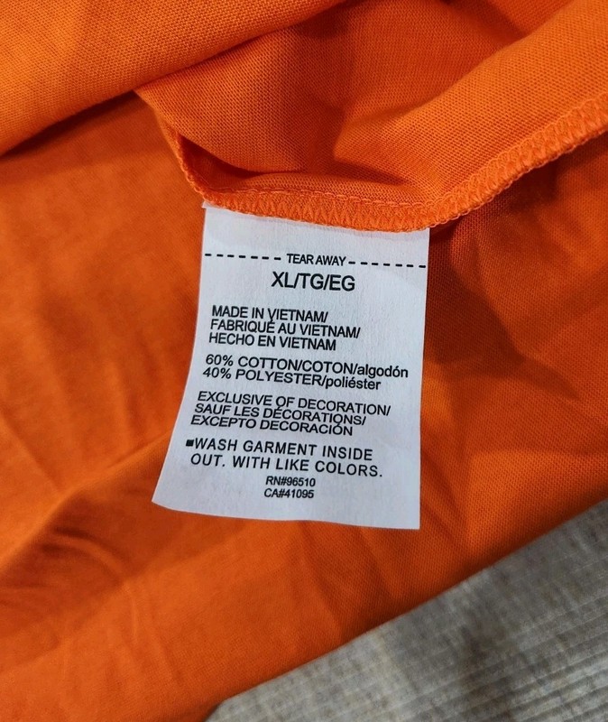 Under Armour Project Rock Brahma Bull Shirt Mens XL Orange Loose Fit Workout Gym gallery