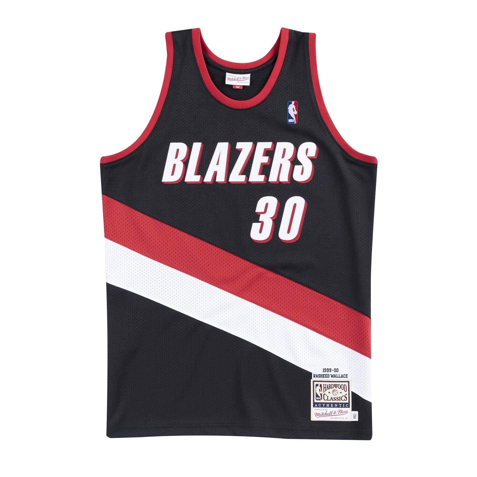 Mens Mitchell & Ness NBA Authentic Jersey 1999 Trail Blazers Rasheed Wallace gallery