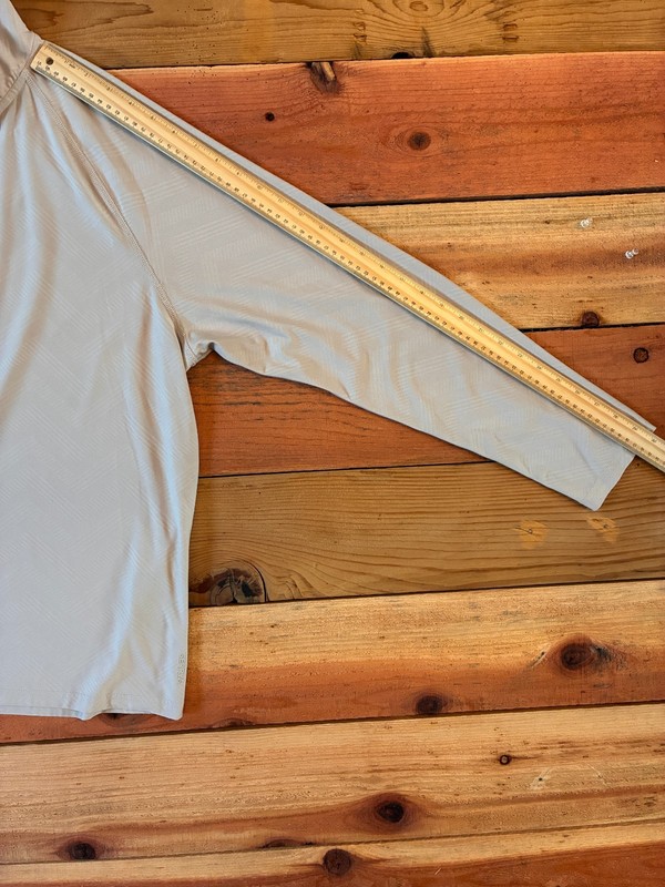 Gerry Quarter Zip Pullover Large Beige Performance Stretch Golf Hiking Trail gallery