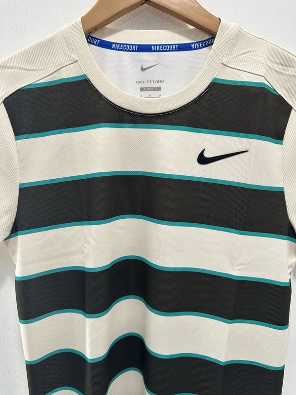 Nike Carlos Alcarez 2025 Roland Garros French Tennis Shirt SZ S Men FZ6934-110 gallery