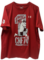 Cam Newton Foundation 2015 Every 1 Matters Atlanta Red Under Armour Large Shirt