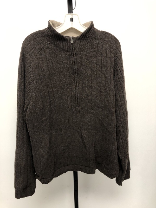 Rare Men’s Adidas 1/4 Zip Sweater Layered Windbreaker sz Large See Notes gallery