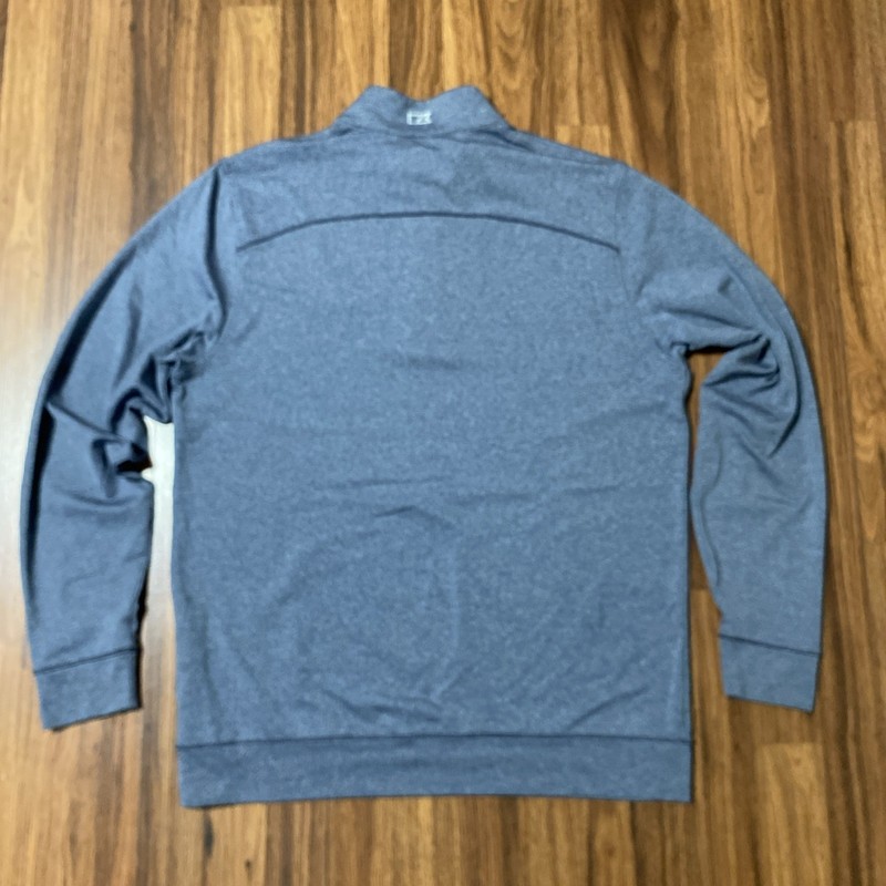Cutter & Buck x Ponte Vedra Inn & Club Logo Pencil Striped 1/4 Zip Blue Men’s L gallery