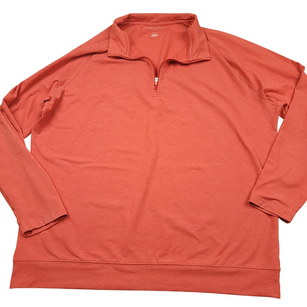 Onward Reserve XL Pullover 1/4 Zip Long Sleeve Salmon Athletic Mens